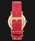 Alexandre Christie AC 2738 LD LRGRE SET Ladies Red Dial Red Leather Strap + Extra Strap-2