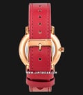 Alexandre Christie AC 2738 LD LRGSL SET Ladies Mother of Pearl Dial Red Leather Strap + Extra Strap-2