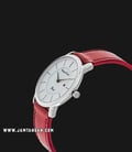 Alexandre Christie AC 2738 LD LSSSL SET Ladies Mother of Pearl Dial Red Leather Strap + Extra Strap-1