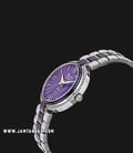 Alexandre Christie AC 2739 LD BTLPU Ladies Purple Pattern Dial Dual Tone Stainless Steel-1