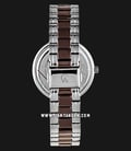 Alexandre Christie AC 2739 LD BTNBO Ladies Brown Pattern Dial Dual Tone Stainless Steel-2