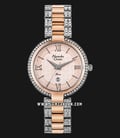 Alexandre Christie AC 2739 LD BTRLN Ladies Rose Gold Pattern Dial Dual Tone Stainless Steel-0