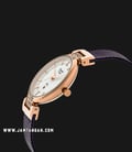 Alexandre Christie AC 2740 LD BRUSL Ladies Mother of Pearl Dial Purple Stainless Steel-1