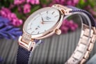 Alexandre Christie AC 2740 LD BRUSL Ladies Mother of Pearl Dial Purple Stainless Steel-4