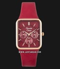 Alexandre Christie Passion AC 2744 BF RRGRE Ladies Red Dial Red Rubber Strap-0