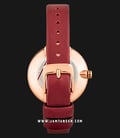 Alexandre Christie AC 2745 LH LRGRE Ladies Red Dial Red Leather Strap-2