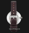 Alexandre Christie AC 2745 LH LSSSL Ladies Silver Dial Brown Leather Strap-2