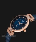 Alexandre Christie AC 2752 LD BURBU Ladies Blue Mother of Pearl Dial Blue Stainless Steel -1