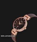 Alexandre Christie AC 2753 LD BROMO Brown Dial Brown Stainless Steel Strap-1