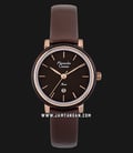 Alexandre Christie AC 2759 LD LRGBO Ladies Brown Dial Brown Leather Strap-0