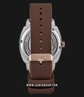 Alexandre Christie AC 2763 LD LTRBO Ladies Brown Dial Brown Rubber Strap-2