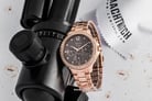 Alexandre Christie Sport AC 2768 BF BRGBO Ladies Brown Dial Rose Gold Stainless Steel Strap-3
