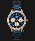 Alexandre Christie AC 2771 BF BURMU Ladies Blue Mother of Pearl Dial Blue Stainless Steel Strap-0