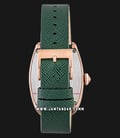 Alexandre Christie AC 2780 BF LRGMAGN Ladies Mother Of Pearl Dial Green Leather Strap-2