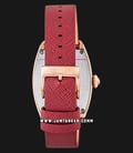 Alexandre Christie AC 2780 BF LRGMS Ladies Mother Of Pearl Dial Red Leather Strap-2