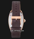 Alexandre Christie AC 2780 BF LRGMSBO Ladies Mother Of Pearl Dial Dark Brown Leather Strap-2