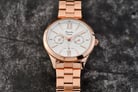 Alexandre Christie AC 2796 BF BRGSL Ladies Silver Dial Rose Gold Stainless Steel Strap-4