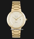 Alexandre Christie AC 2797 LD BGPIV Ladies Silver Dial Gold Stainless Steel Strap-0