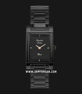 Alexandre Christie AC 2801 LH BIPBA Ladies Black Dial Black Stainless Steel Strap-0