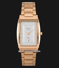 Alexandre Christie AC 2802 LD BRGSL Ladies Silver Dial Rose Gold Stainless Steel Strap-0