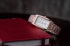Alexandre Christie AC 2802 LD BRGSL Ladies Silver Dial Rose Gold Stainless Steel Strap-1