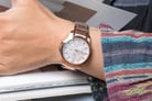 Alexandre Christie AC 2804 BF BRGSL Silver Dial Rose Gold Stainless Steel Strap-1