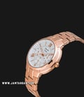 Alexandre Christie AC 2805 BF BRGSL Ladies Silver Dial Rose Gold Stainless Steel Strap-1