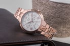 Alexandre Christie AC 2805 BF BRGSL Ladies Silver Dial Rose Gold Stainless Steel Strap-3