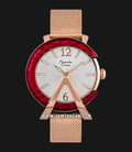 Alexandre Christie AC 2806 LH BRGSLRE Ladies Silver Dial Rose Gold Stainless Steel-0