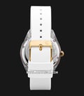 Alexandre Christie Multifunction AC 2808 BF RGPIV Ladies Gold Dial White Rubber Strap-2