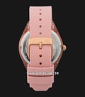 Alexandre Christie Multifunction AC 2808 BF RRGPNPN Ladies Soft Pink Dial Soft Pink Rubber Strap-2