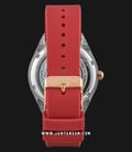 Alexandre Christie Multifunction AC 2808 BF RRGRE Ladies Red Dial Red Rubber Strap-2