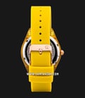 Alexandre Christie Multifunction AC 2808 BF RRGYL Ladies Yellow Dial Yellow Solid Rubber Strap-2