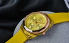 Alexandre Christie Multifunction AC 2808 BF RRGYL Ladies Yellow Dial Yellow Solid Rubber Strap-5