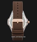 Alexandre Christie AC 2809 LD RRGBO Ladies Brown Dial Brown Rubber Strap-2