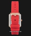 Alexandre Christie AC 2810 LH LRGSLRE Passion Ladies White Dial Red Rubber Strap-2