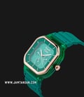 Alexandre Christie AC 2811 BF RRGGN Chronograph Ladies Green Dial Green Rubber Strap-1