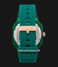 Alexandre Christie AC 2811 BF RRGGN Chronograph Ladies Green Dial Green Rubber Strap-2