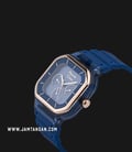 Alexandre Christie AC 2811 BF RRGGRGR Chronograph Ladies Navy Dial Navy Blue Rubber Strap-1