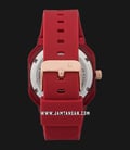 Alexandre Christie Multifunction AC 2811 BF RRGRERE Ladies Red Dial Red Rubber Strap-2