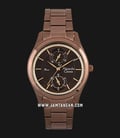 Alexandre Christie AC 2812 BF BBNBO Ladies Brown Dial Brown Stainless Steel Strap-0