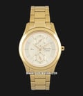 Alexandre Christie AC 2812 BF BGPIV Ladies Silver Dial Gold Stainless Steel Strap-0