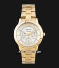 Alexandre Christie AC 2815 BF BGPSL Ladies Silver Dial Gold Stainless Steel Strap-0