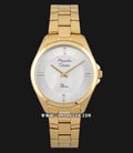 Alexandre Christie AC 2816 LH BGPSL Passion Ladies Silver Dial Gold Stainless Steel Strap-0