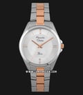 Alexandre Christie Passion AC 2816 LH BTRSL Ladies Silver Dial Dual Tone Stainless Steel Strap-0