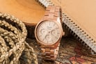 Alexandre Christie Multifunction AC 2817 BF BRGRG Ladies Rose Gold Dial Stainless Steel Strap-1