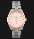 Alexandre Christie Multifunction AC 2817 BF BTRPU Ladies Rose Gold Dial Stainless Steel Strap-0