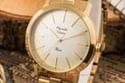 Alexandre Christie AC 2818 LH BGPSL Passion Ladies Sparkling Silver Dial Gold Stainless Steel-2