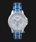 Alexandre Christie Passion AC 2822 BF BTUBU Ladies Light Blue Dial Dual Tone Stainless Steel-0