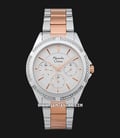 Alexandre Christie AC 2826 BF BTRSL Ladies Silver Dial Dual Tone Stainless Steel Strap-0